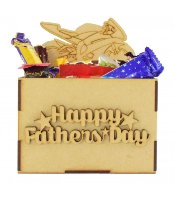 Laser Cut Fathers Day Hamper Treat Boxes - Motorbike